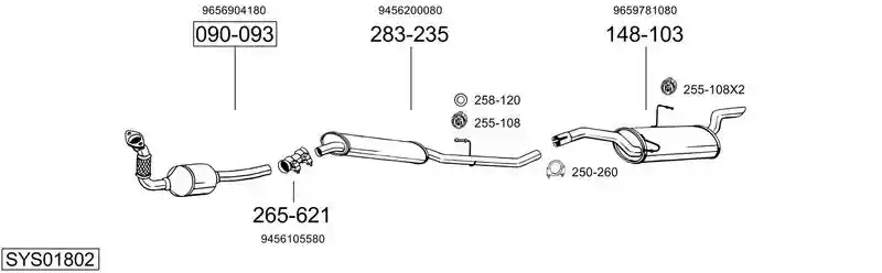 BOSAL SYS01802
