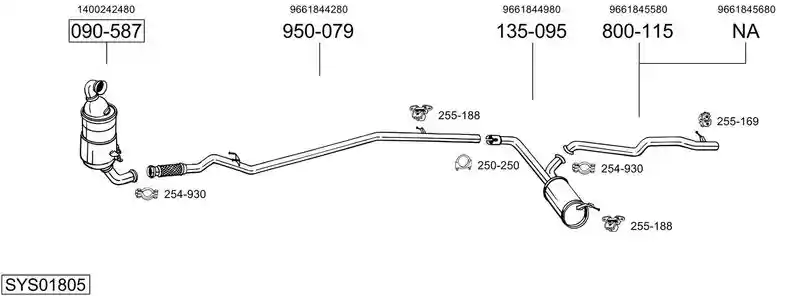 BOSAL SYS01805