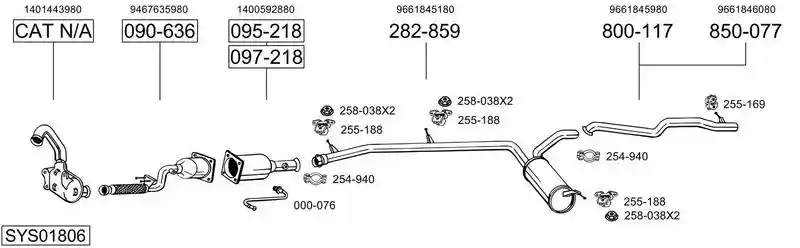 BOSAL SYS01806