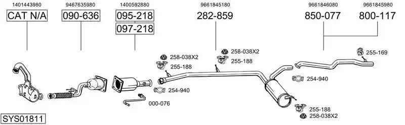 BOSAL SYS01811