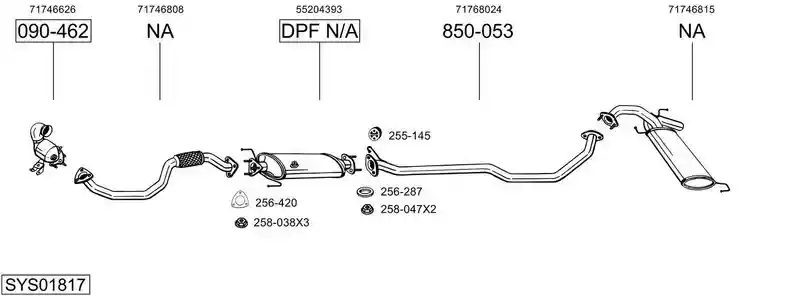 BOSAL SYS01817