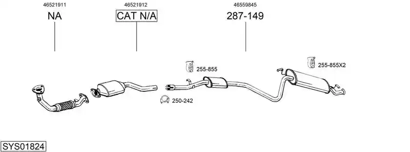 BOSAL SYS01824