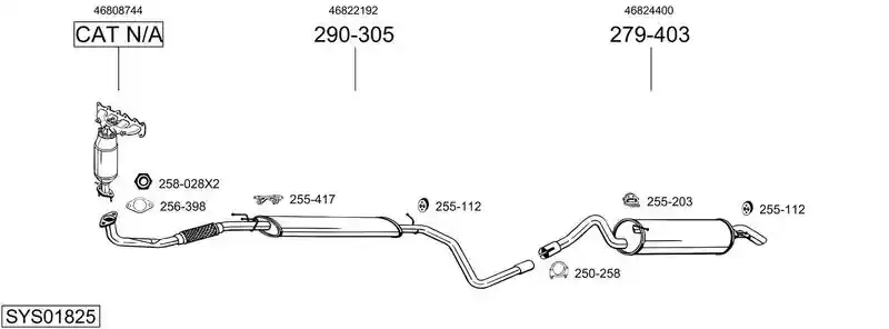 BOSAL SYS01825