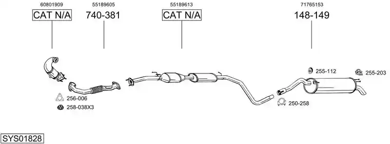 BOSAL SYS01828