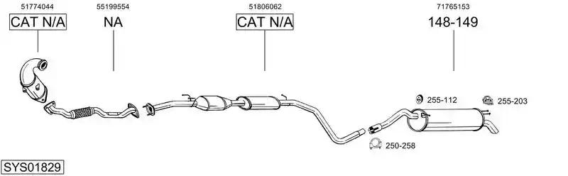 BOSAL SYS01829