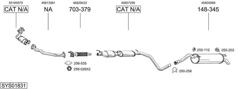 BOSAL SYS01831