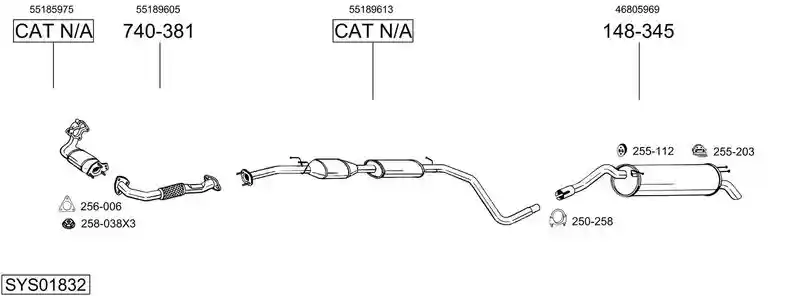 BOSAL SYS01832