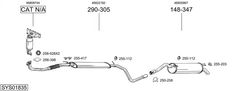 BOSAL SYS01835