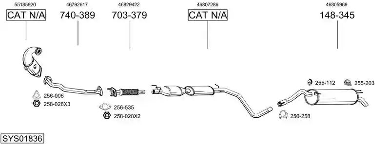 BOSAL SYS01836