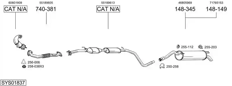 BOSAL SYS01837