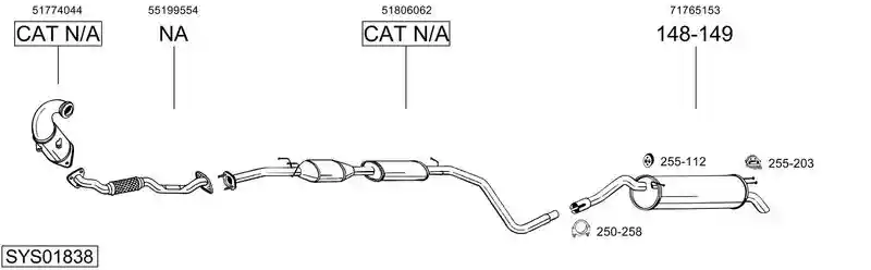 BOSAL SYS01838