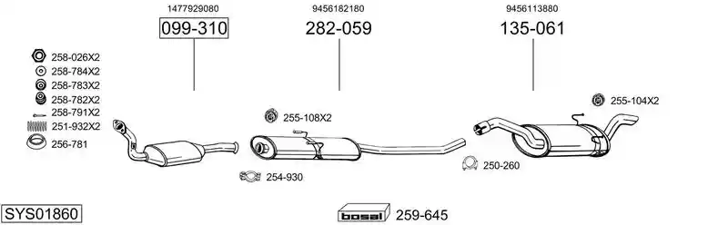 BOSAL SYS01860