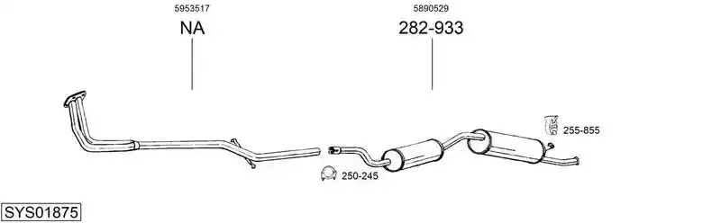 BOSAL SYS01875