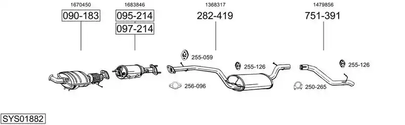BOSAL SYS01882