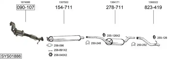BOSAL SYS01886