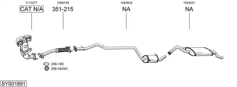 BOSAL SYS01891