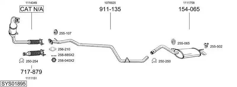 BOSAL SYS01895