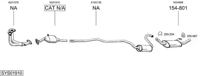 BOSAL SYS01910