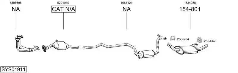 BOSAL SYS01911