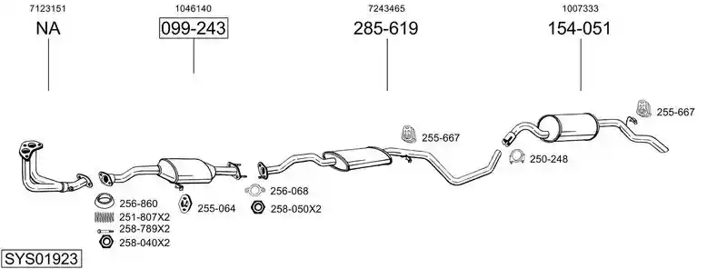 BOSAL SYS01923