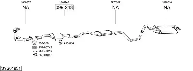 BOSAL SYS01931