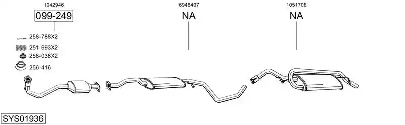 BOSAL SYS01936