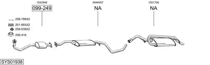 BOSAL SYS01938