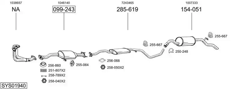 BOSAL SYS01940