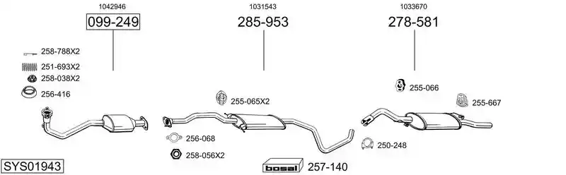 BOSAL SYS01943