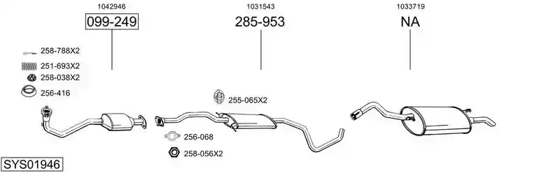 BOSAL SYS01946