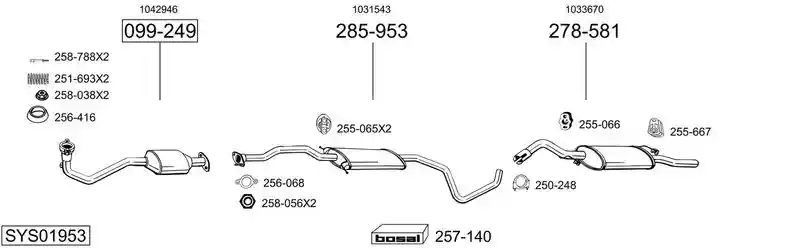 BOSAL SYS01953