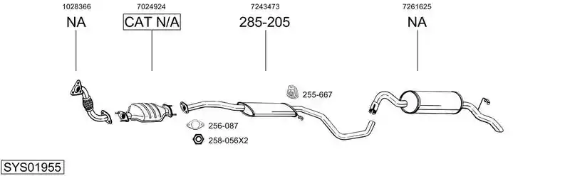 BOSAL SYS01955