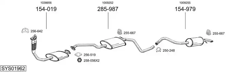 BOSAL SYS01962