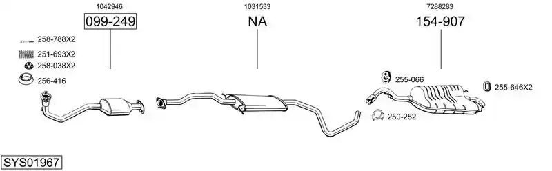 BOSAL SYS01967