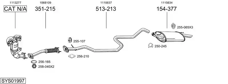 BOSAL SYS01997