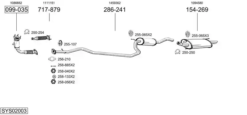 BOSAL SYS02003