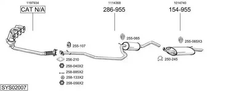 BOSAL SYS02007