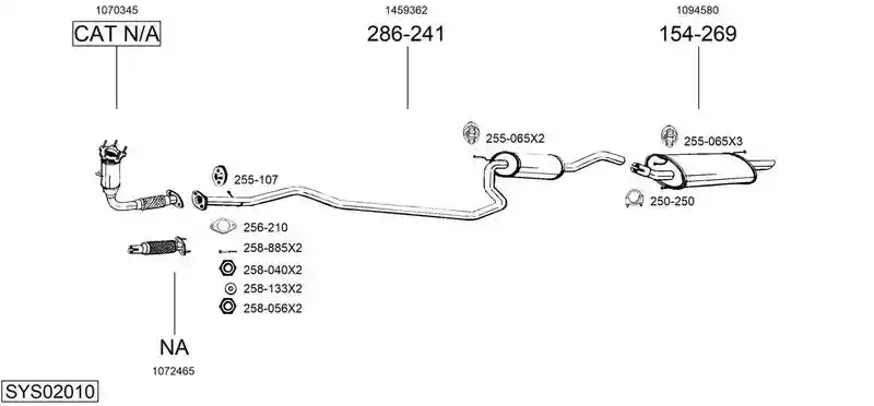 BOSAL SYS02010