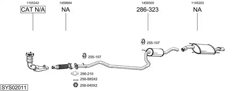 BOSAL SYS02011