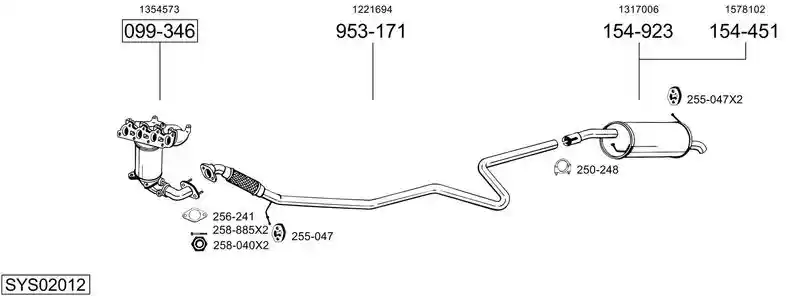 BOSAL SYS02012