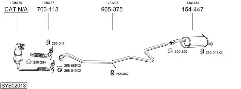 BOSAL SYS02013