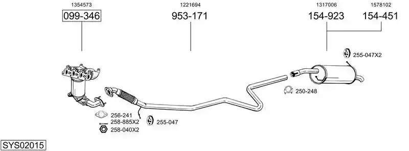 BOSAL SYS02015