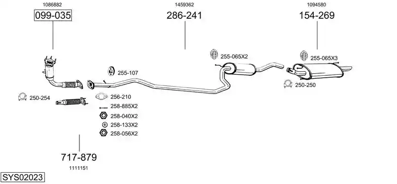 BOSAL SYS02023