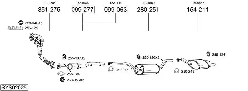 BOSAL SYS02025
