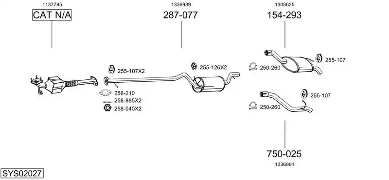 BOSAL SYS02027