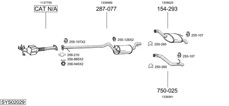 BOSAL SYS02029