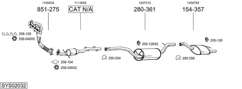 BOSAL SYS02032