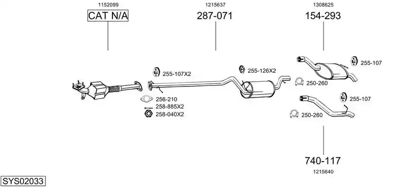 BOSAL SYS02033