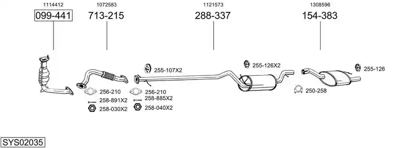 BOSAL SYS02035