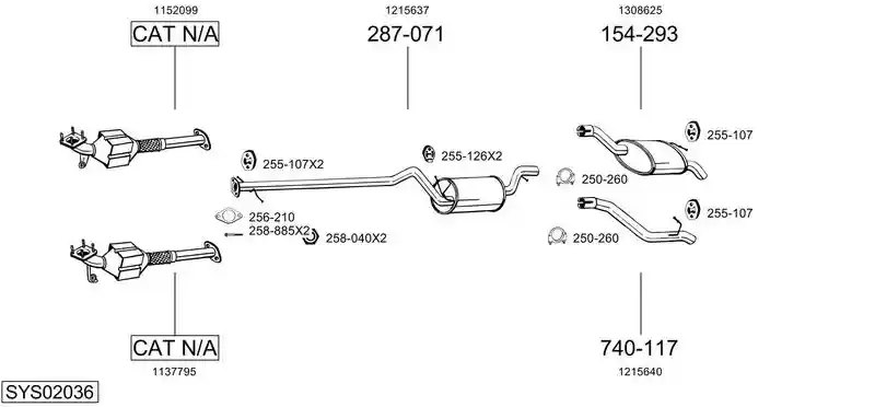 BOSAL SYS02036